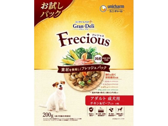 ユニ・チャーム グラン・デリ フレシャス アダルト チキンビーフ 200G ユニ・チャーム グラン・デリ フレシャス アダルト チキンビーフ 200G