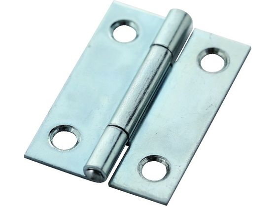 TRUSCO スチール製薄口普通蝶番 三価クロムメッキ仕上 31.5mm
