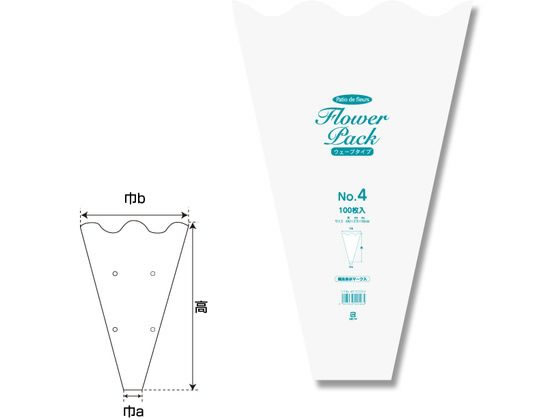 Patio de fleure Nフラワーパック No.4 ウェーブタイプ 100枚
