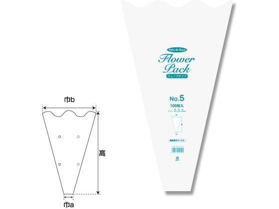 Patio de fleure Nフラワーパック No.5 ウェーブタイプ 100枚