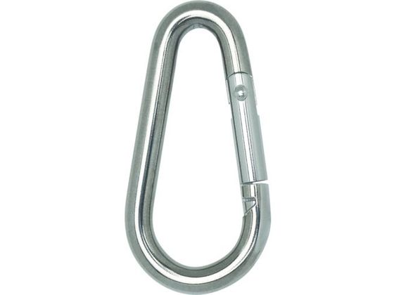 TRUSCO 国産ステンレスカラビナハーケン NS型 6×60mm TSKH-6NS