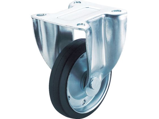 ユーエイ 産業用キャスター固定車 125径ゴム車輪 SK-125W-P