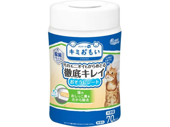 大王製紙 キミおもい 徹底キレイおそうじシート ボトル本体 70枚 大王製紙 キミおもい 徹底キレイおそうじシート ボトル本体 70枚
