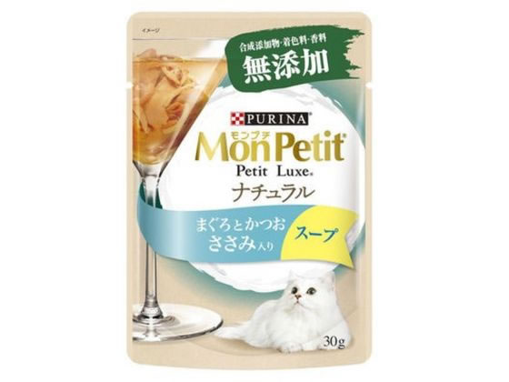 ネスレ日本 モンプチプチリュクスパウチナチュラルスープ成猫ささみ入リ 30g ネスレ日本 モンプチプチリュクスパウチナチュラルスープ成猫ささみ入リ 30g