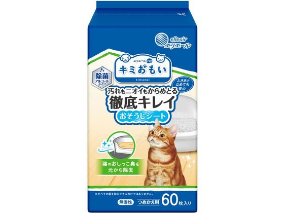 大王製紙 徹底キレイおそうじシート ボトルつめかえ 60枚 大王製紙 徹底キレイおそうじシート ボトルつめかえ 60枚