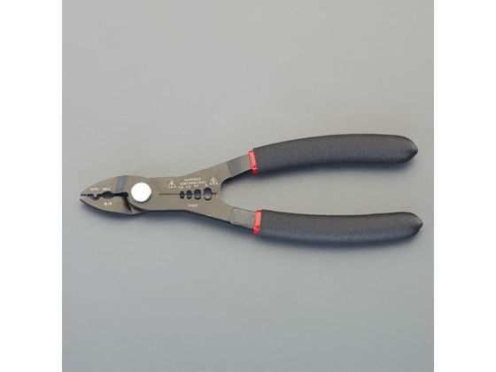 エスコ ワイヤーストリッパー(圧着付) 1.6-3.2mm EA580DL-6 エスコ ワイヤーストリッパー(圧着付) 1.6-3.2mm EA580DL-6