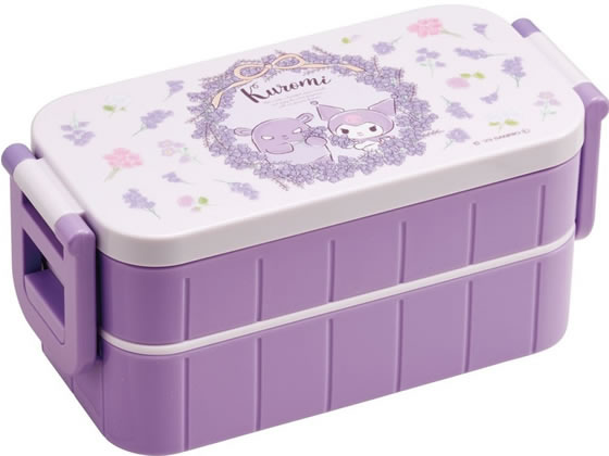 スケーター 抗菌タイトランチボックス2段 クロミ フラワーリース 600ml YZW3AG スケーター 抗菌タイトランチボックス2段 クロミ フラワーリース 600ml YZW3AG