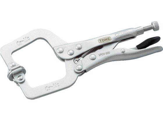 TONE グリッププライヤ C型スイベル180mm VPCV-150 TONE グリッププライヤ C型スイベル180mm VPCV-150