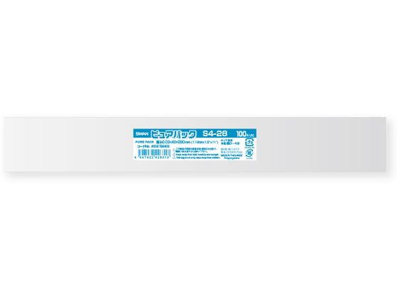 スワン OPP袋 ピュアパック S 4-28 100枚 006798405