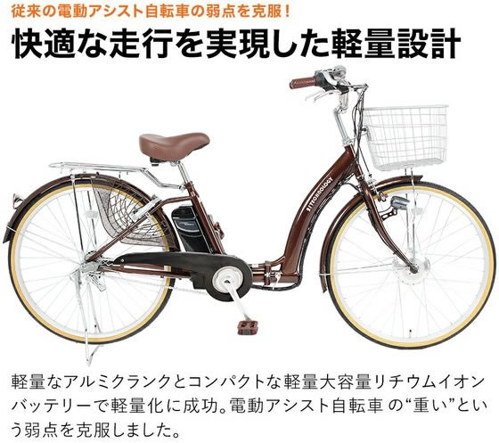 21Technology 電動アシスト自転車 DA243 アイボリー da243-ivoryが