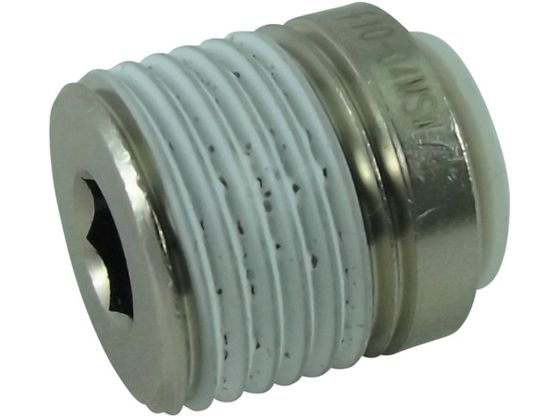 チヨダ ファイブ六角穴付メイルコネクター W(白)10mm・R1/2 F10-04MSW チヨダ ファイブ六角穴付メイルコネクター W(白)10mm・R1/2 F10-04MSW