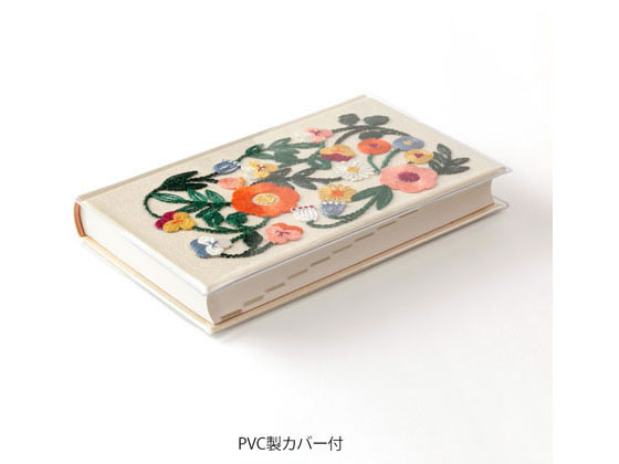 ミドリ 日記 5年連用 刺繍 花柄 ベージュ 12883006が4,400円