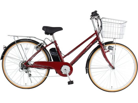 ●電動自転車・シマノ6段変速搭載・26インチ●本体サイズ：長さ：約1800×幅約560×高さ1000〜1060mm●ハンドル高さ：約95〜100cm●サドル高さ：約790〜920mm●タイヤサイズ：2