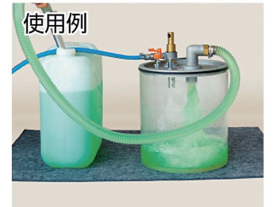 アクアシステム 液体エア式バキュームポンプ オイルオープンペール缶