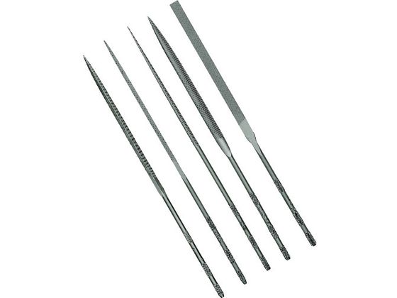 バローベ 精密ニードルヤスリ 5種セット 140mm #2 LA-ST-140-2 バローベ 精密ニードルヤスリ 5種セット 140mm #2 LA-ST-140-2
