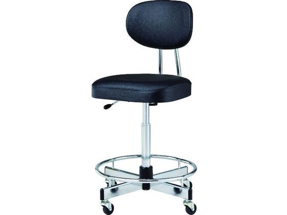 ノーリツ 製図用チェア ビニールレザー ブラック TL-17L-Z