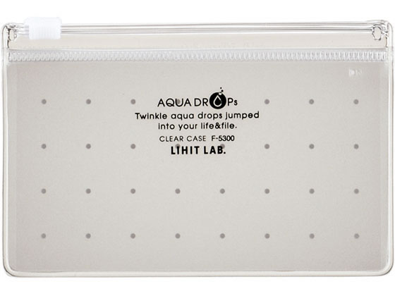 リヒトラブ AQUA DROPs クリヤーケース A8 乳白 5枚 F5300-1