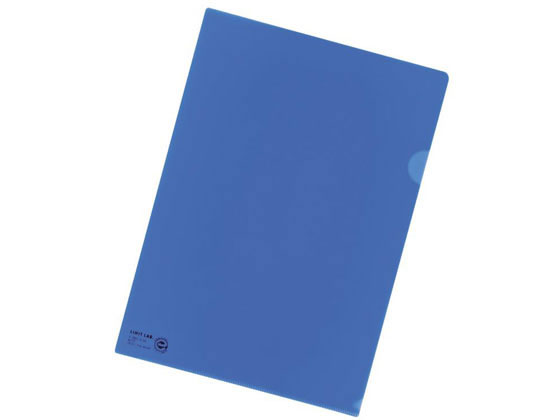 リヒトラブ カラークリヤーホルダー(エコマーク) A4 青 50枚 F78EC-8