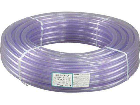 サンヨー 透明ホース25×30 50mカセ巻 TM-2530K50T サンヨー 透明ホース25×30 50mカセ巻 TM-2530K50T