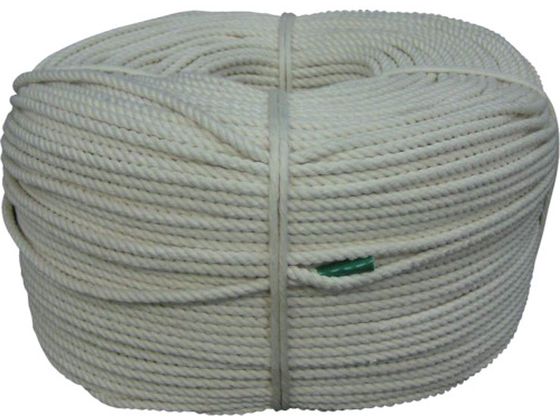 ユタカメイク ロープ 綿ロープ巻物 4φ×200m C4-200
