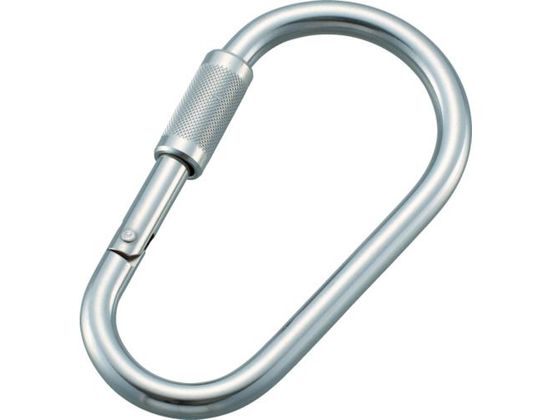 TRUSCO ステンレス カラビナジャンボ(環付) 14mm TKBJ-14B