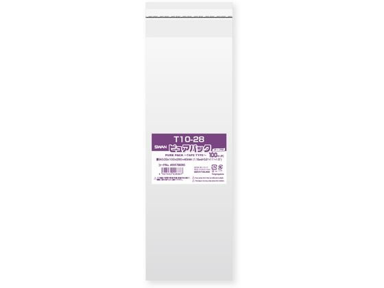 スワン OPP袋 ピュアパック T 10-28 100枚 006798360