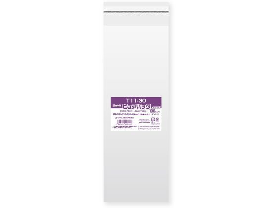 スワン OPP袋 ピュアパック T 11-30 100枚 006798362 スワン OPP袋 ピュアパック T 11-30 100枚 006798362