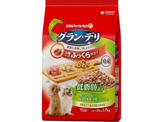 ユニ・チャーム グラン・デリ ふっくら 低脂肪 1.7kg ユニ・チャーム グラン・デリ ふっくら 低脂肪 1.7kg