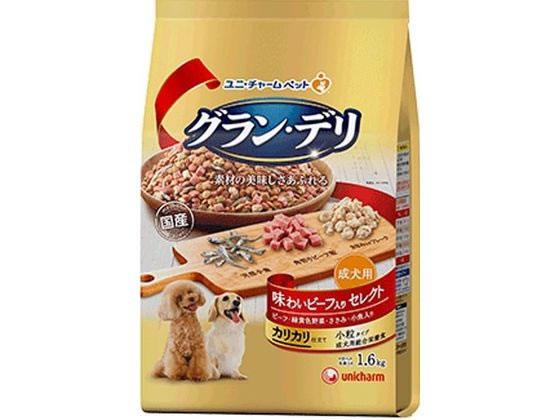 ユニ・チャーム グラン・デリ ビ-フセレクト 1.6kg ユニ・チャーム グラン・デリ ビ-フセレクト 1.6kg