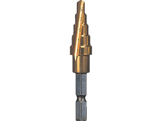 TRUSCO 六角軸ステップドリル 2枚刃チタンコーティング 5〜13mm NMS-13G TRUSCO 六角軸ステップドリル 2枚刃チタンコーティング 5〜13mm NMS-13G