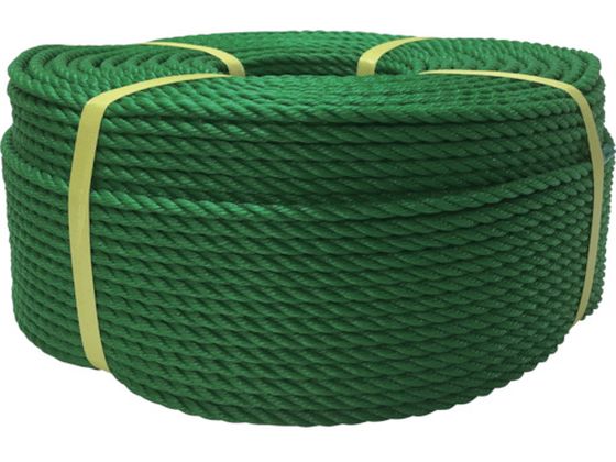 ユタカメイク ロープ PEロープ巻物 6φ×200m グリーン PE-103 ユタカメイク ロープ PEロープ巻物 6φ×200m グリーン PE-103