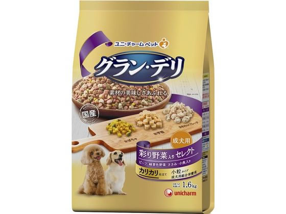 ユニ・チャーム グラン・デリ 彩り野菜セレクト 1.6kg