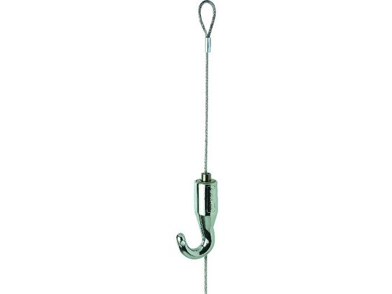 TRUSCO ワイヤー吊りパーツ ハンガ-セット 1.0Φ×2M TAF3-1020