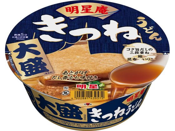 明星食品 明星庵きつねうどん大盛 105g 明星食品 明星庵きつねうどん大盛 105g