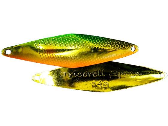 ジャッカル TM トリコロールスプーン 10g #グリーンゴールドアユ ジャッカル TM トリコロールスプーン 10g #グリーンゴールドアユ
