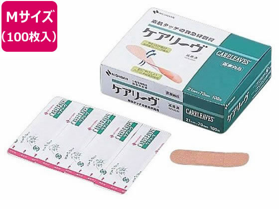 ニチバン ケアリーヴ Mサイズ 100枚 0-9023-02 ニチバン ケアリーヴ Mサイズ 100枚 0-9023-02