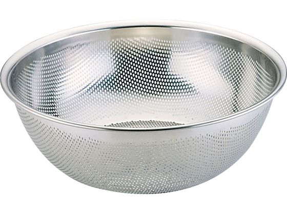 三宝産業 UK18-8 HACCP対応 パンチング浅型ザル 46cm