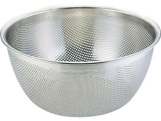 三宝産業 UK18-8 HACCP対応 パンチング深型ざる 27.5cm