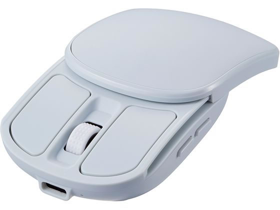 ナカバヤシ 無線充電スライド静音5ボタンBlueLEDマウス ミント