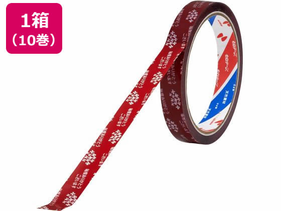 ニチバン セロテープ ストアテープ 15mm×35m 花ビラ 赤 10巻 ST-7 ニチバン セロテープ ストアテープ 15mm×35m 花ビラ 赤 10巻 ST-7