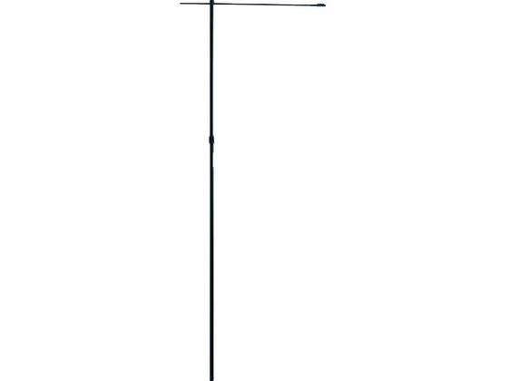 緑十字 のぼり用ポール 黒 全長1600~2900mm 2段伸縮式 緑十字 のぼり用ポール 黒 全長1600~2900mm 2段伸縮式
