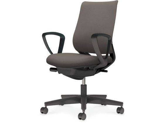 コクヨ ミトラ2 布 スタンダードサークル肘 黒脚本体黒ダークグレージュ コクヨ ミトラ2 布 スタンダードサークル肘 黒脚本体黒ダークグレージュ
