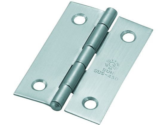 TRUSCO ステンレス製中厚蝶番 全長51mm (10個)