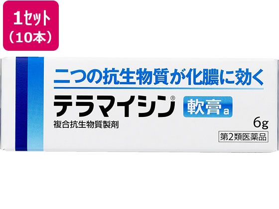 アリナミン製薬 テラマイシン軟膏a 6g×10本【第2類医薬品】