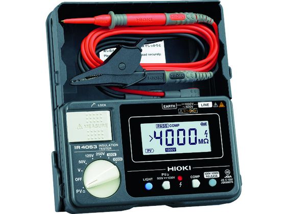 HIOKI 太陽光発電システム用絶縁抵抗計IR4053-10