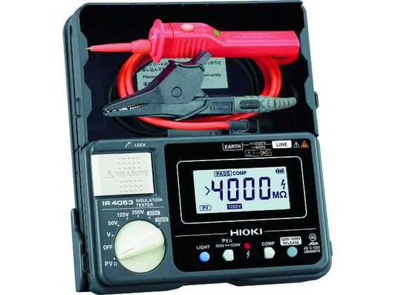HIOKI 太陽光発電システム用絶縁抵抗計 IR4053-11