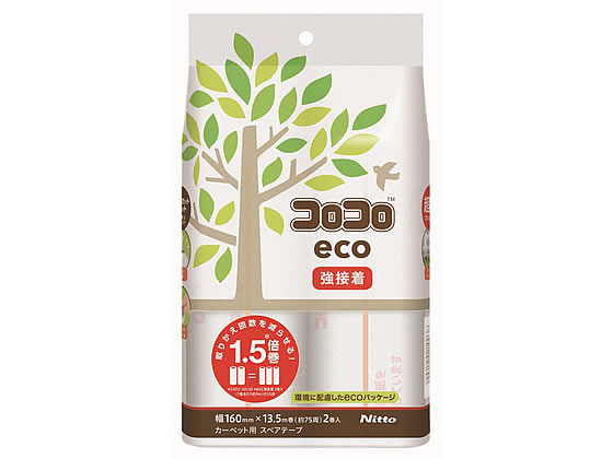 ニトムズ スペアテープコロコロeco 強接着13.5m2巻 CC0003 ニトムズ スペアテープコロコロeco 強接着13.5m2巻 CC0003