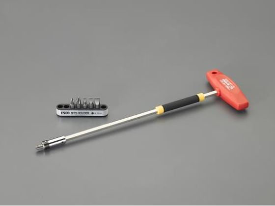 エスコ T型ビットホルダーセット 早回し付 6本組 EA611BT-101 エスコ T型ビットホルダーセット 早回し付 6本組 EA611BT-101