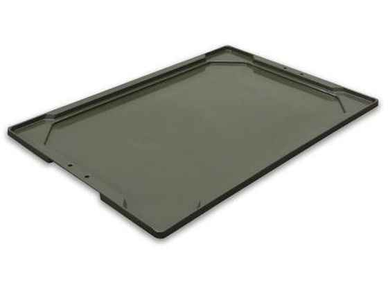 エスコ 折畳コンテナ用ふた OD色 530×366×18mm