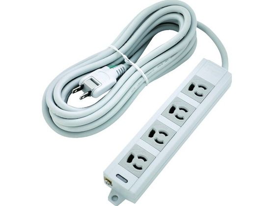 TRUSCO 電源タップ 3P抜け止め4個口 10M アース/マグネット付 TRUSCO 電源タップ 3P抜け止め4個口 10M アース/マグネット付